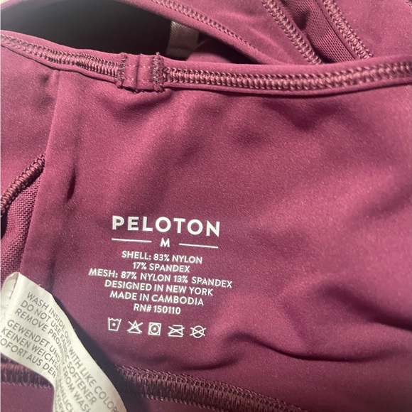 Women's Burgundy Racerback Sports Bra - Picture 9 of 9